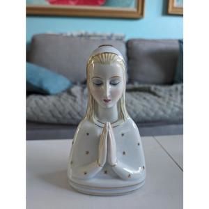 Giovanni Ronzan Virgin Mary Madonna porcelain